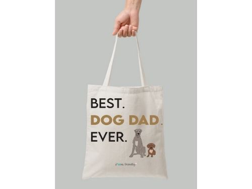 What To Get A Dog Dad 2021 - Paws Friendly Best Dog Dad Ever Tote Bag.jpg